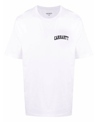 T-shirt à col rond blanc Carhartt WIP