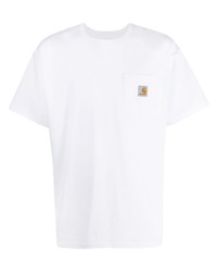 T-shirt à col rond blanc Carhartt WIP