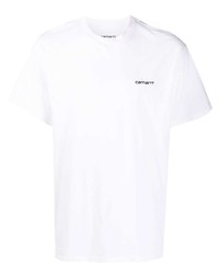 T-shirt à col rond blanc Carhartt WIP