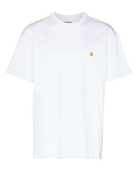 T-shirt à col rond blanc Carhartt WIP