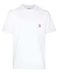 T-shirt à col rond blanc Carhartt WIP