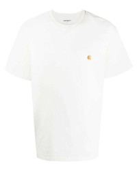 T-shirt à col rond blanc Carhartt WIP