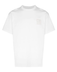 T-shirt à col rond blanc Carhartt WIP