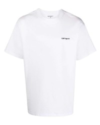 T-shirt à col rond blanc Carhartt WIP