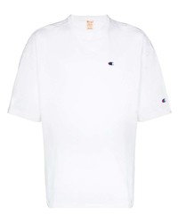 T-shirt à col rond blanc Champion