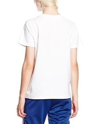 T-shirt à col rond blanc Champion Reverse Weave