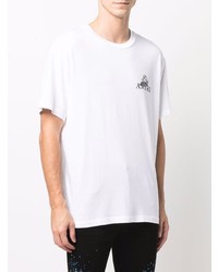 T-shirt à col rond blanc Amiri