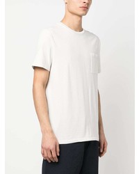 T-shirt à col rond blanc Barena