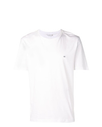 T-shirt à col rond blanc CK Calvin Klein