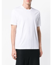 T-shirt à col rond blanc Jil Sander