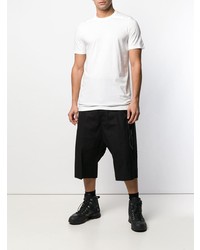 T-shirt à col rond blanc Rick Owens