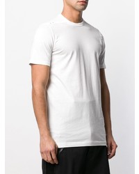 T-shirt à col rond blanc Rick Owens