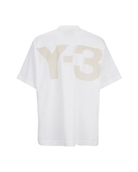 T-shirt à col rond blanc Y-3