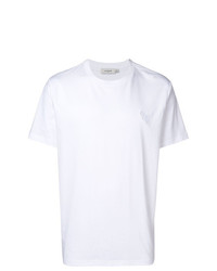 T-shirt à col rond blanc Coach