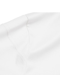 T-shirt à col rond blanc Calvin Klein