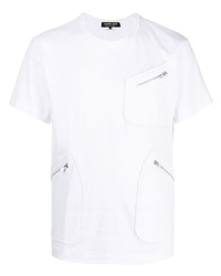 T-shirt à col rond blanc Comme des Garcons Homme Deux