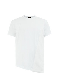 T-shirt à col rond blanc Comme Des Garcons Homme Plus