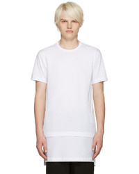 T-shirt à col rond blanc Comme des Garcons