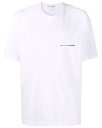 T-shirt à col rond blanc Comme Des Garcons SHIRT