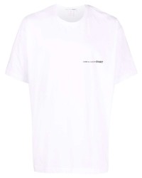 T-shirt à col rond blanc Comme Des Garcons SHIRT