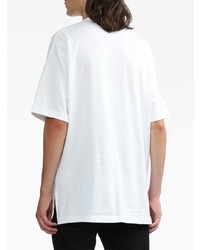 T-shirt à col rond blanc Comme des Garcons Homme