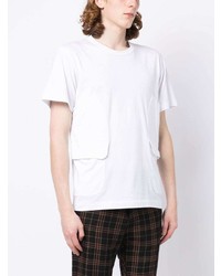 T-shirt à col rond blanc Comme des Garcons Homme Deux