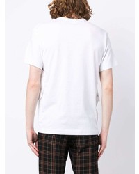 T-shirt à col rond blanc Comme des Garcons Homme Deux