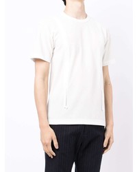 T-shirt à col rond blanc Comme des Garcons Homme Deux