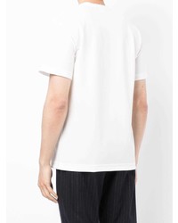 T-shirt à col rond blanc Comme des Garcons Homme Deux