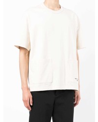 T-shirt à col rond blanc Comme des Garcons Homme