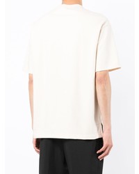 T-shirt à col rond blanc Comme des Garcons Homme