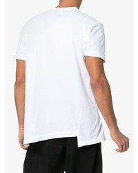 T-shirt à col rond blanc Comme Des Garcons Homme Plus