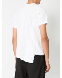 T-shirt à col rond blanc Comme Des Garcons Homme Plus