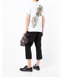 T-shirt à col rond blanc Comme Des Garcons Homme Plus