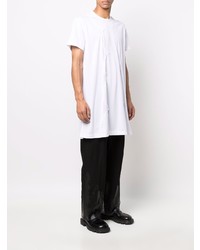 T-shirt à col rond blanc Comme Des Garcons Homme Plus