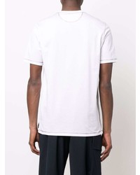 T-shirt à col rond blanc Paul Smith