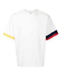 T-shirt à col rond blanc Coohem