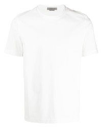 T-shirt à col rond blanc Corneliani