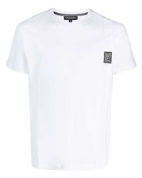T-shirt à col rond blanc costume national contemporary