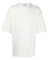 T-shirt à col rond blanc Costumein
