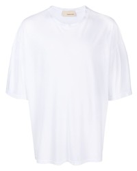 T-shirt à col rond blanc Costumein