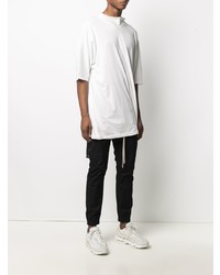 T-shirt à col rond blanc Rick Owens DRKSHDW