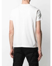 T-shirt à col rond blanc Rick Owens