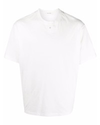T-shirt à col rond blanc Craig Green