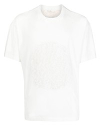 T-shirt à col rond blanc Craig Green
