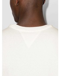 T-shirt à col rond blanc Bottega Veneta