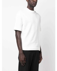 T-shirt à col rond blanc Emporio Armani