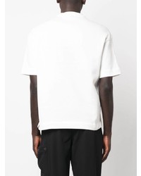 T-shirt à col rond blanc Emporio Armani