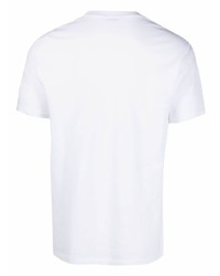 T-shirt à col rond blanc Auralee