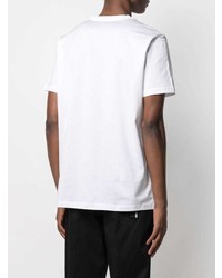 T-shirt à col rond blanc Low Brand